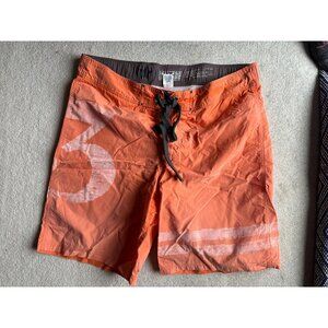 Men's One Star orange board shorts Large